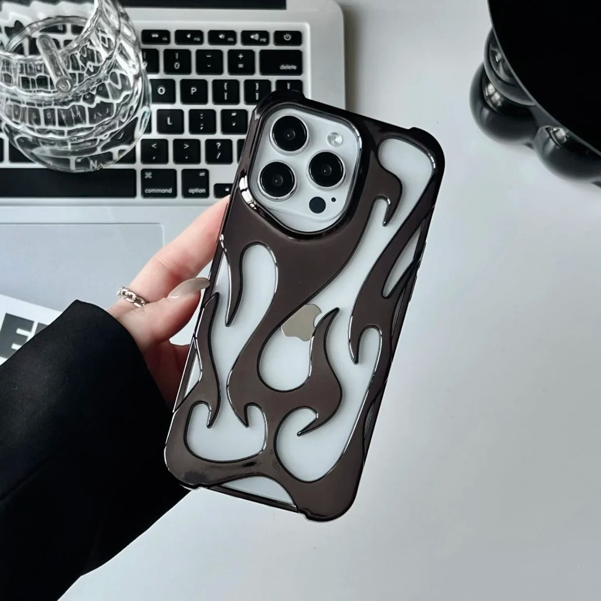 3D Flame Phone Case for iPhone