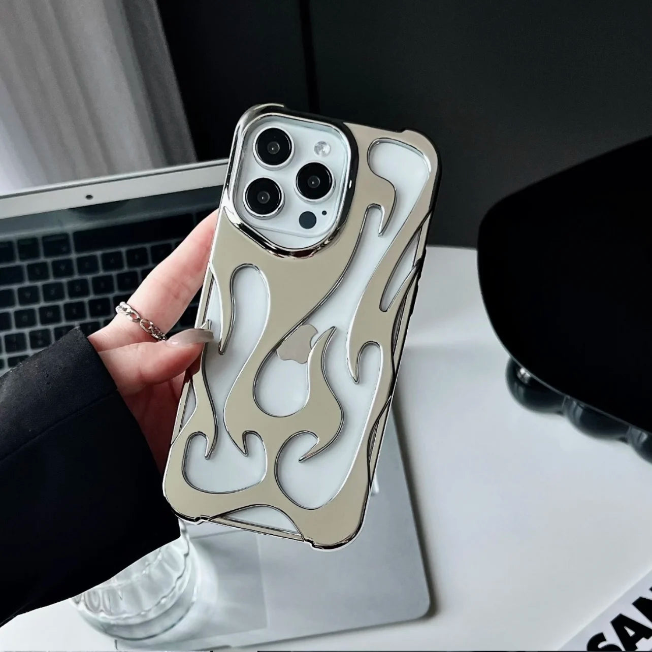 3D Flame Phone Case for iPhone