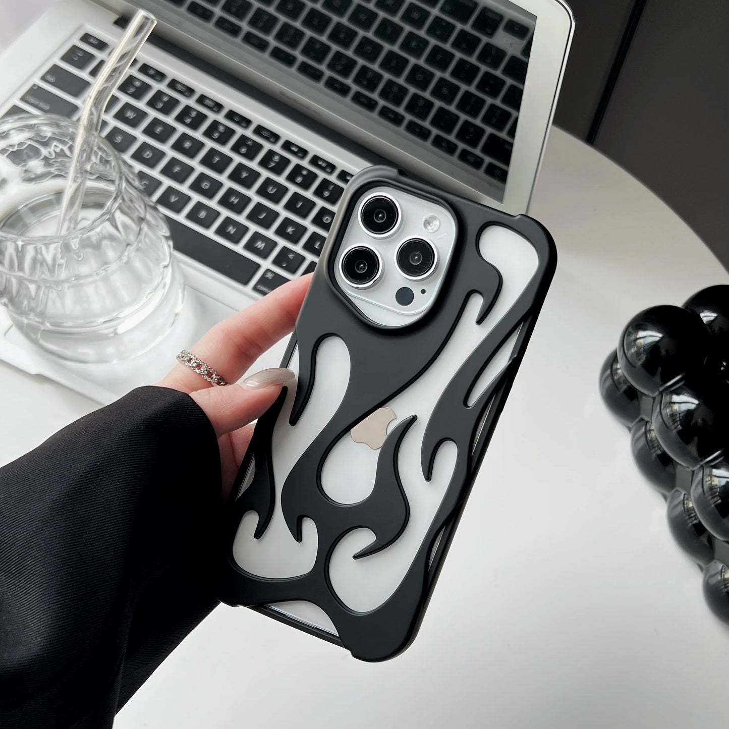 3D Flame Phone Case for iPhone